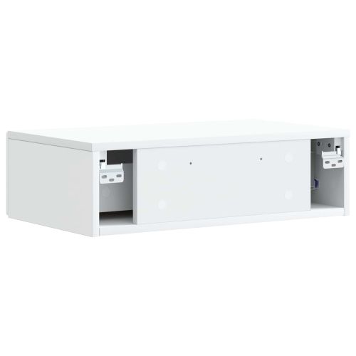 Стенен страничен масичка Бяло 87,5 x 34,5 x 17 см