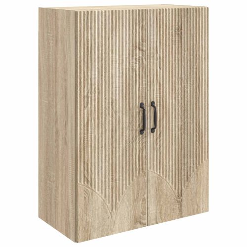 Стенно шкафче 66 x 34,5 x 90 см Инженерна дървесина Дъб сонома