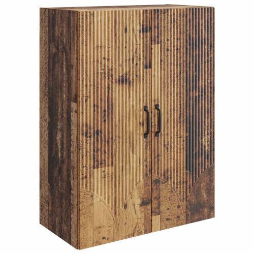 Стенно шкафче 66 x 34,5 x 90 см Инженерна дървесина Старо дърво