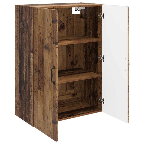 Стенно шкафче 66 x 34,5 x 90 см Инженерна дървесина Старо дърво