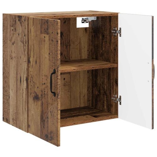Стенно шкафче 59 x 31 x 60 см Инженерна дървесина Старо дърво