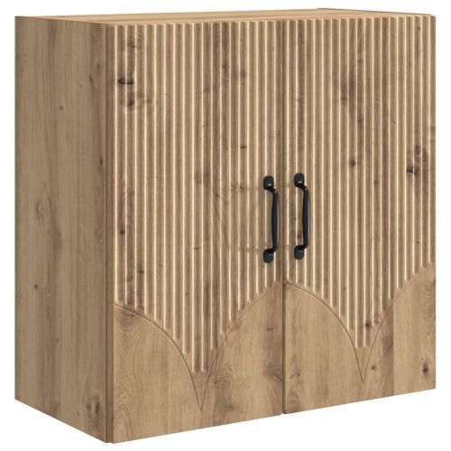 Стенно шкафче 59 x 31 x 60 см Инженерна дървесина Дъб артизан