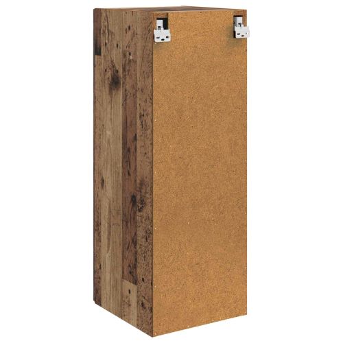 Стенно шкафче 33 x 34,5 x 90 см Инженерна дървесина Старо дърво