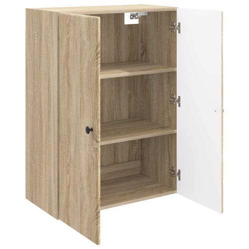Стенно шкафче 66 x 34,5 x 90 см Инженерна дървесина Дъб сонома