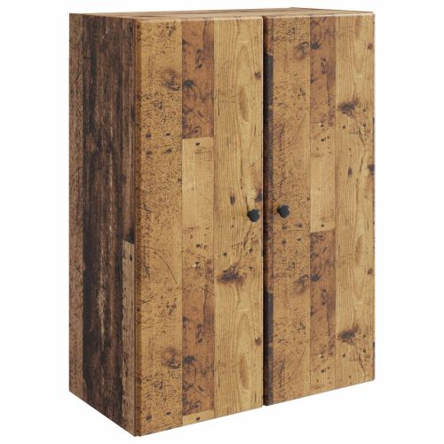 Стенно шкафче 66 x 34,5 x 90 см Инженерна дървесина Старо дърво