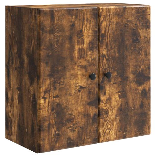 Стенно шкафче 59 x 31 x 60 см Инженерна дървесина Опушен дъб