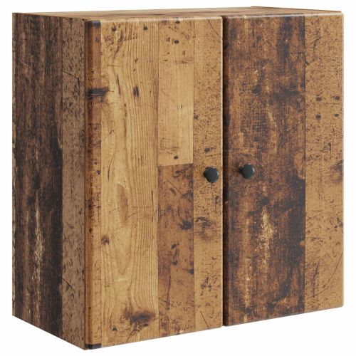 Стенно шкафче 59 x 31 x 60 см Инженерна дървесина Старо дърво