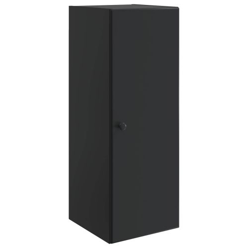Стенно шкафче 33 x 34,5 x 90 см Инженерна дървесина Черно