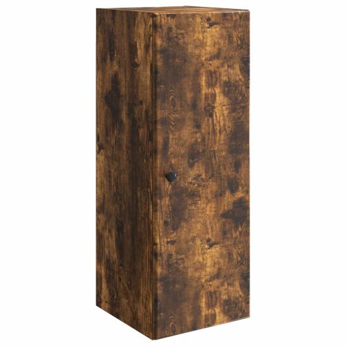 Стенно шкафче 33 x 34,5 x 90 см Инженерна дървесина Опушен дъб