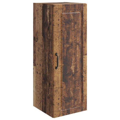 Стенно шкафче 33 x 34,5 x 90 см Инженерна дървесина Старо дърво
