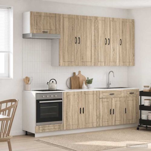 Кухненски единица PORTO 8 pcs Дъб сонома Инженерна дървесина