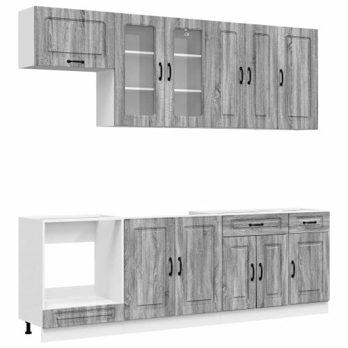 Кухненски единица KALMAR 8 pcs Сив Сонома Инженерна дървесина