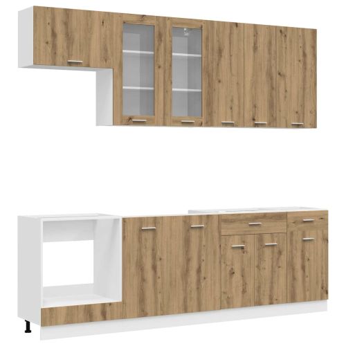 Кухненски единица LYON 8 pcs Дъб артизан Инженерна дървесина