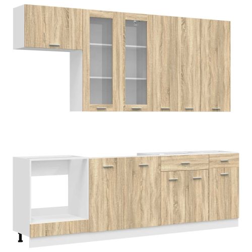 Кухненски единица LYON 8 pcs Дъб сонома Инженерна дървесина
