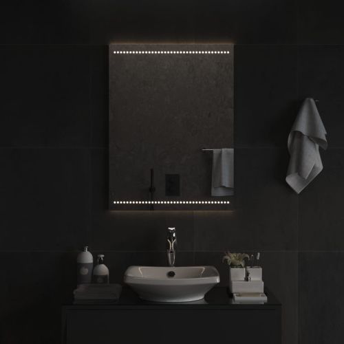 LED огледало за баня, 60x80 см