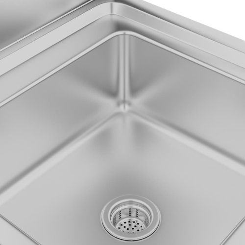 Търговски кухненски шкаф за мивка 60x60x96 см инокс