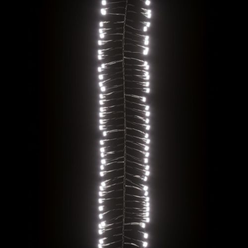 LED клъстърен стринг с 3000 LED студено бяло PVC