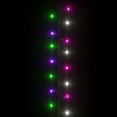 Компактен LED стринг с 3000 LED пастелен многоцветен 65 м PVC