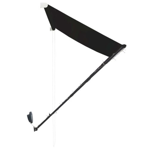 Сенник с падащо рамо с LED, 300х150 см, антрацит