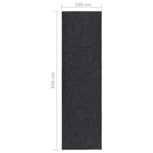 Абсорбиращо мръсотията килимче, 100x350 см, антрацит