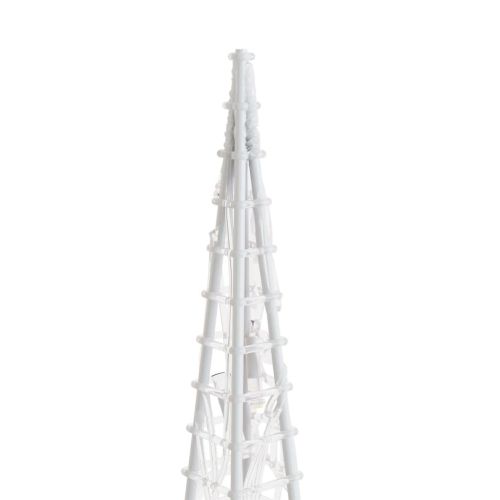 Акрилен декоративен LED светещ конус, син, 120 см
