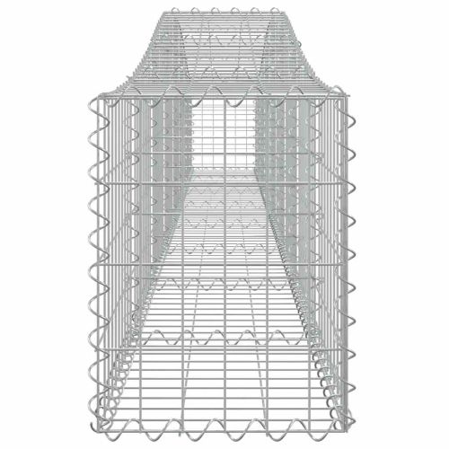 Дъговидна габионна кошница 400x30x40/60 см поцинковано желязо