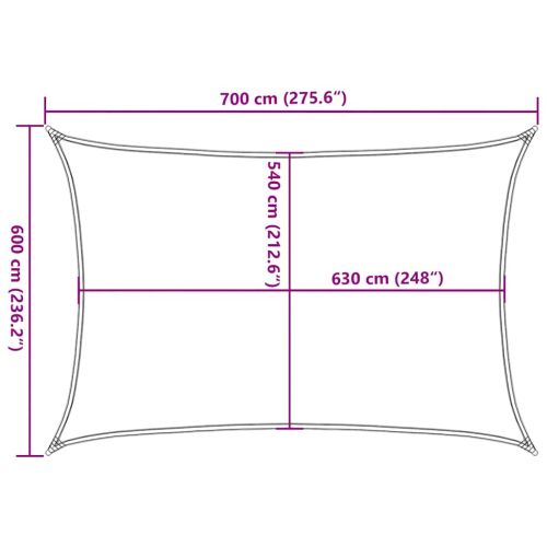 Платно-сенник, 160 г/м², червено, 6x7 м, HDPE