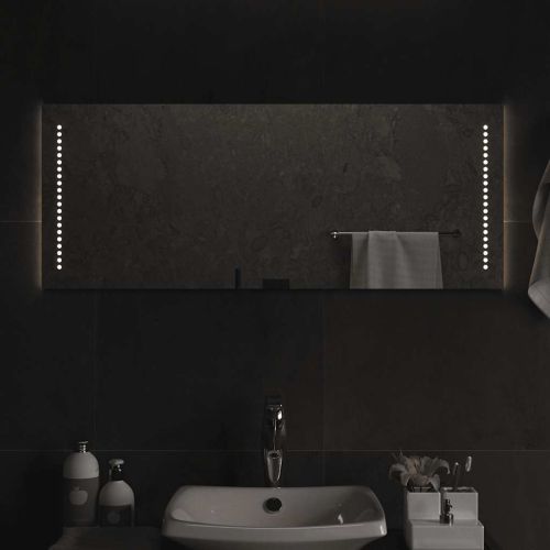 LED огледало за баня, 100x40 см