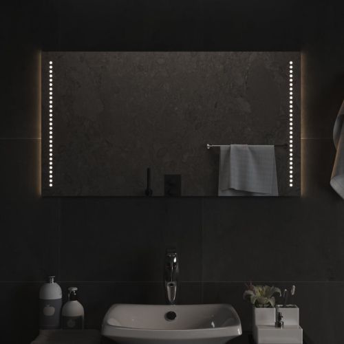 LED огледало за баня, 50x90 см