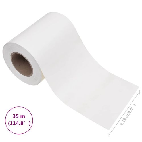 PVC лента за поверителност 35x0,19 м бяла