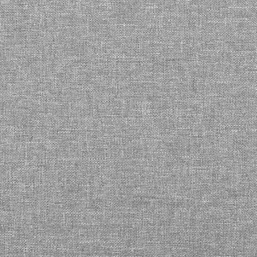 Боксспринг легло с матрак, светлосиво, 200x200 см, плат