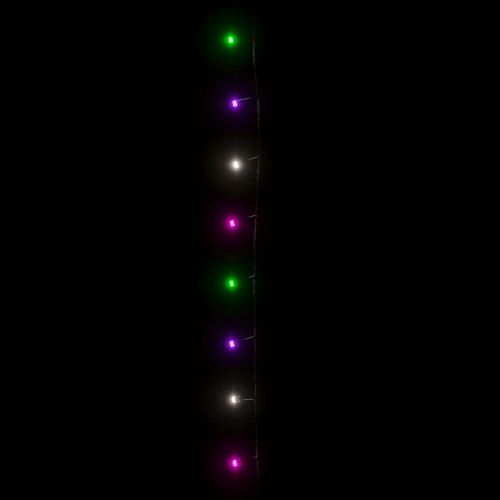 LED стринг с 400 LED пастелен многоцветен 40 м PVC