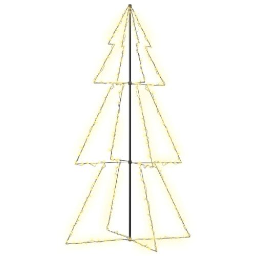 Коледна елха конус, 300 LED, за закрито и открито, 120x220 см