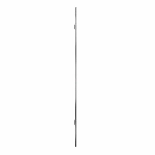 Стенно огледало сребро 60x25 см