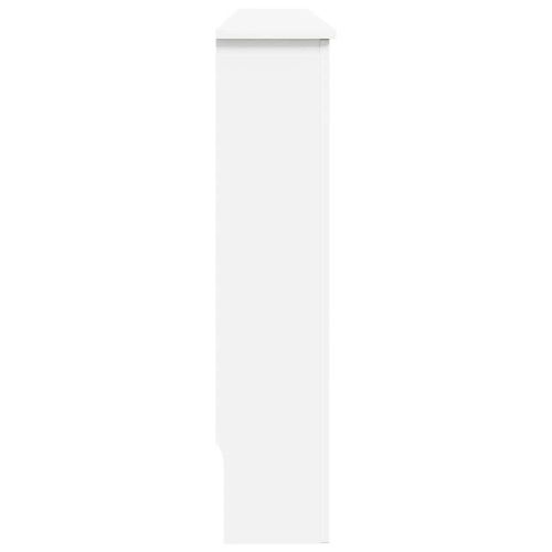 Паравани за радиатори, 2 бр, бели, 152x19x81,5 см, МДФ