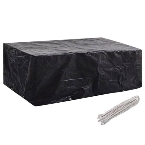 Покривала за градински мебели 2 бр 8 капси 200x160x70 см