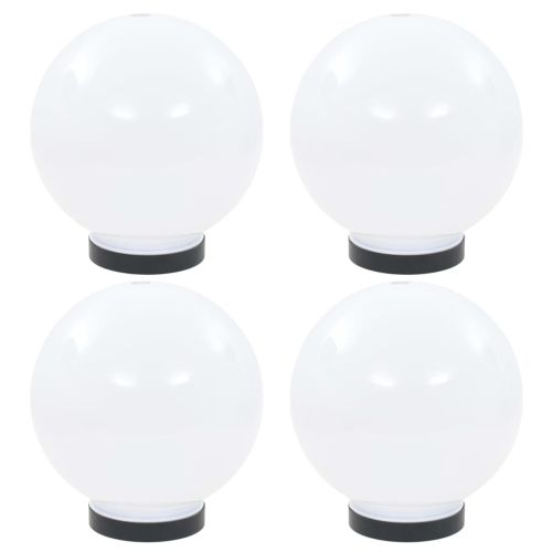 Градински сфери за LED лампи, 4 бр, 20 см, PMMA