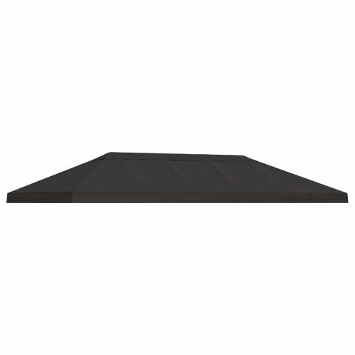 Канапе за беседка 6 x 3 m Антрацит Полиестер 190 gsm
