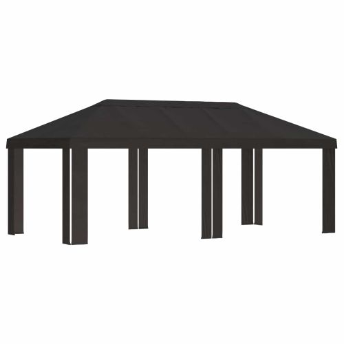 Покривало за беседка 6 x 3 m Антрацит Полиестер 190 gsm