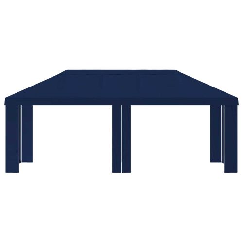 Покривало за беседка 6 x 3 m Синьо Полиестер 190 gsm