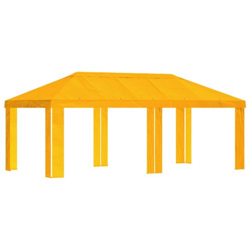 Покривало за беседка 6 x 3 m Жълто Полиестер 190 gsm