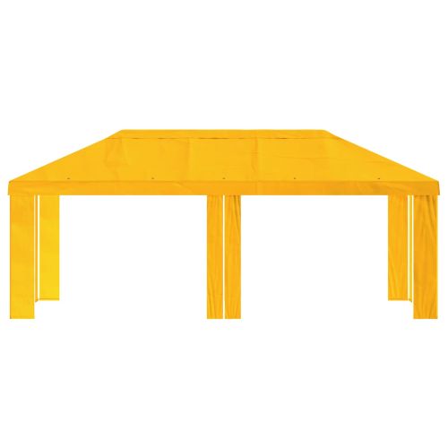Покривало за беседка 6 x 3 m Жълто Полиестер 190 gsm