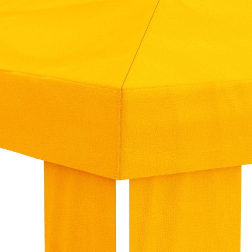 Покривало за беседка 6 x 3 m Жълто Полиестер 190 gsm