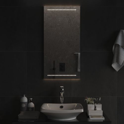 LED огледало за баня, 40x80 см