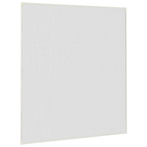 Магнитна мрежа против насекоми за прозорци, бяла, 120x140 см