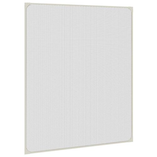 Магнитна мрежа против насекоми за прозорци, бяла, 100x120 см