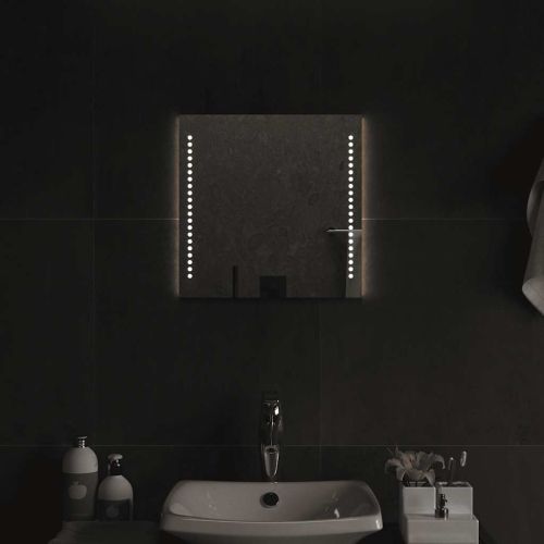 LED огледало за баня, 40x40 см