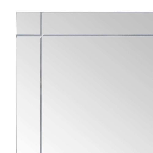 Стенно огледало, 100x60 см, стъкло