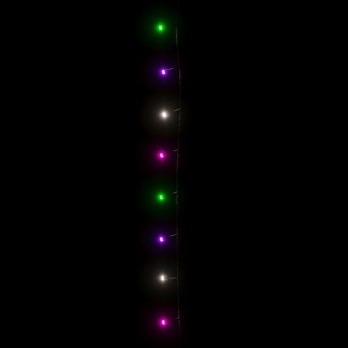 LED стринг с 600 LED пастелен многоцветен 60 м PVC