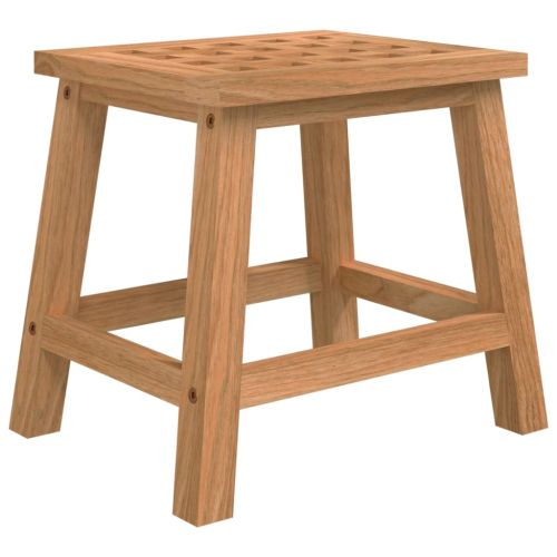 Табуретка стълба 29x22,5x25,5 см масивна орехова дървесина